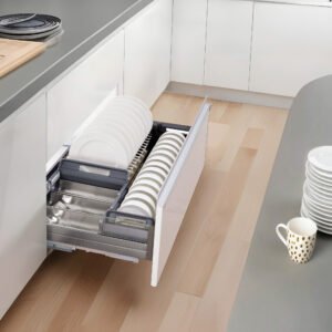 01- Aluminium 3 Side Multifunction Pull Out Basket