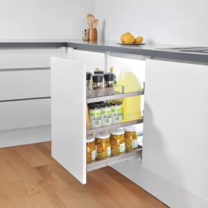 03- Aluminium Utility 3 Layers Pull Out Basket