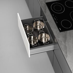 02- Aluminium 3 Side Pull Out Basket