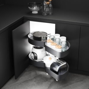 04- Dark Grey Aluminium Swing Tray 900mm