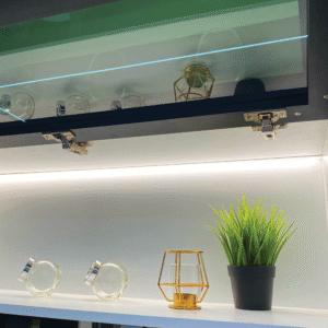 03- LED Wood Shelf Lighting