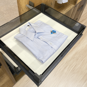 03- Soft Close Glass Storage Rack